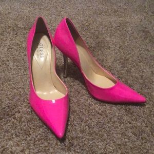 Pink Guess heels